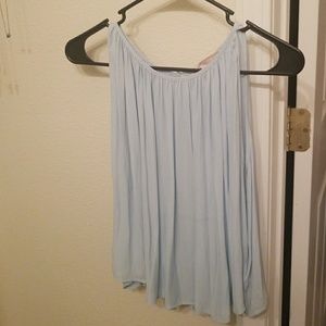 light blue tank
